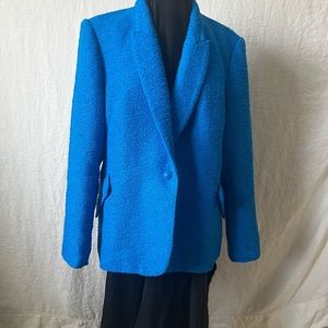 designer L’AGENCE blue blazer originally $625